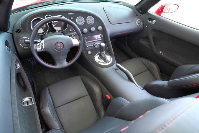 interior tauro v8 spider