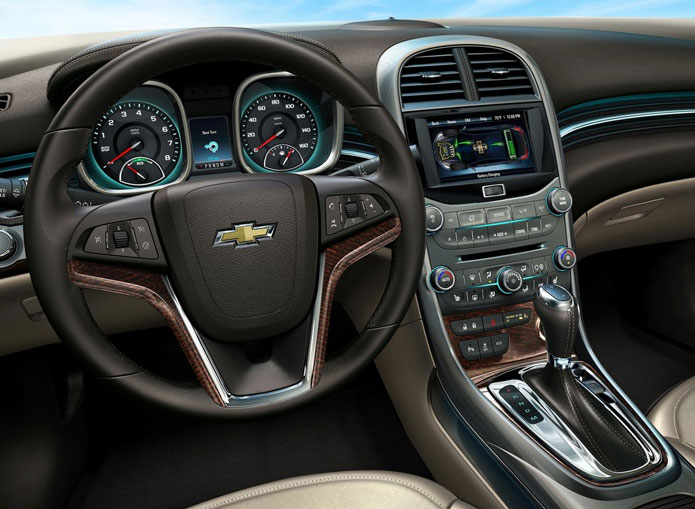 novo chevrolet malibu 2013 interior